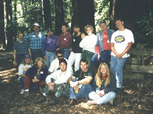 Crewleader Training at Memorial Park (San Mateo Co.), Aug. 1997 (click for larger image)