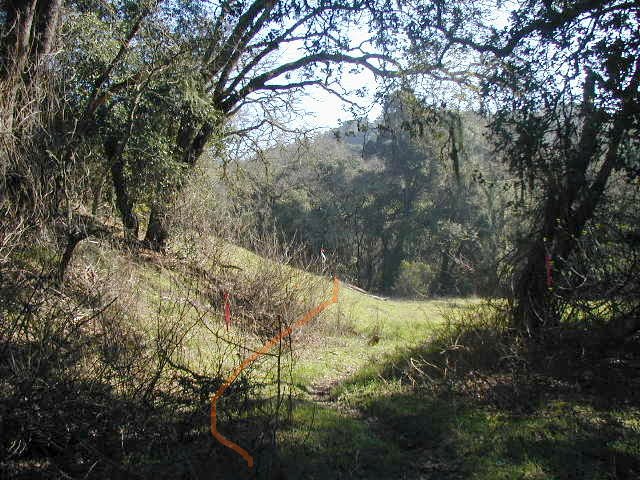 Lower end from culvert location